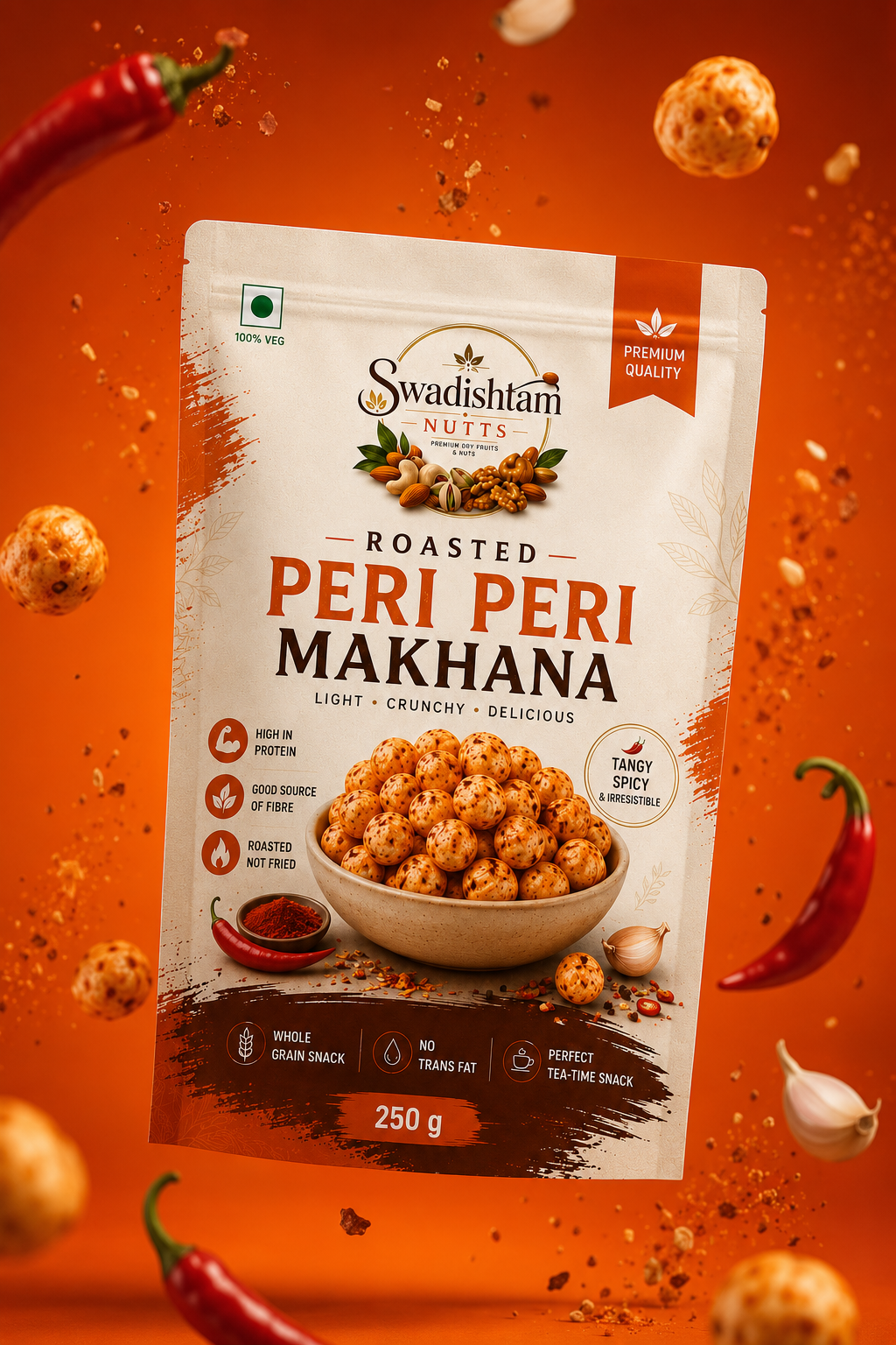 Roasted Peri Peri Makhana - 250g