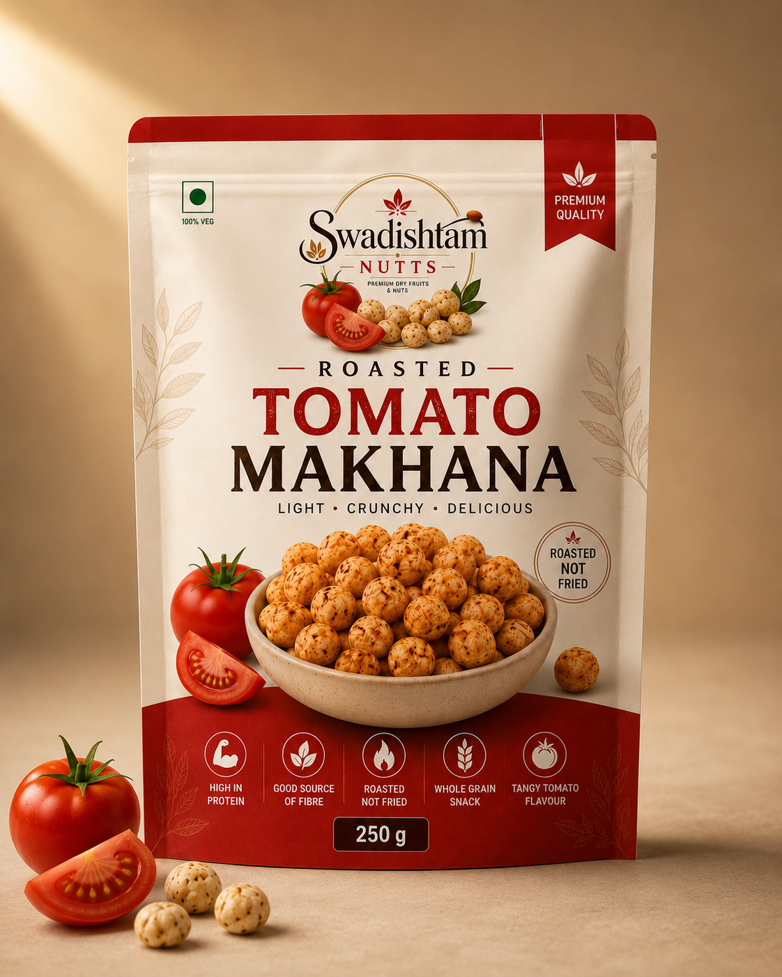 Roasted Tomato Makhana - 250g